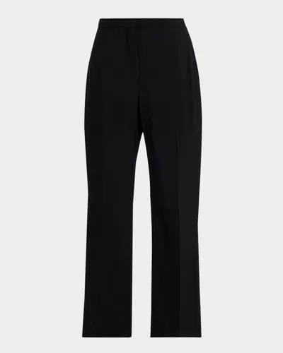 Givenchy Mid-rise Slim-leg Ankle Trousers In Black