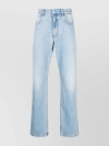 GIVENCHY MID-RISE STRAIGHT LEG DENIM TROUSERS
