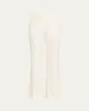 Givenchy Mid-rise Wool Bootcut Trousers In Yellow