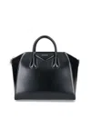 Givenchy Antigona Medium Top-handle Bag In Box Leather In Black