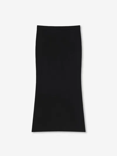 Givenchy Midi Cady Skirt In Black