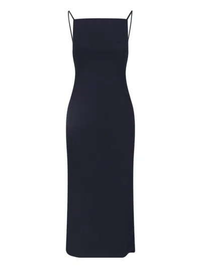 Givenchy Midi Dress In Cady Crepe In Black