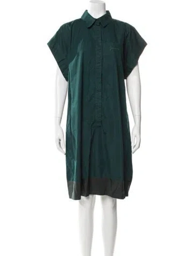 Pre-owned Givenchy Midi Length Dress In Green