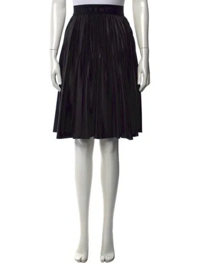 Pre-owned Givenchy Midi Length Skirt In Black