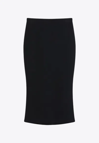 Givenchy Midi Pencil Skirt In Black