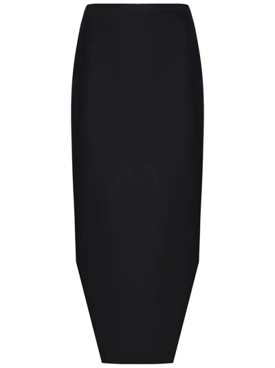 Givenchy Midi Skirt In Black