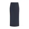Givenchy Women Midi Skirt With Pleated Detail In Blue