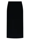 Givenchy Midi Zip-fastening Skirt In Black