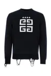 GIVENCHY GIVENCHY MIDNIGHT BLUE JERSEY 4G STARS SWEATER