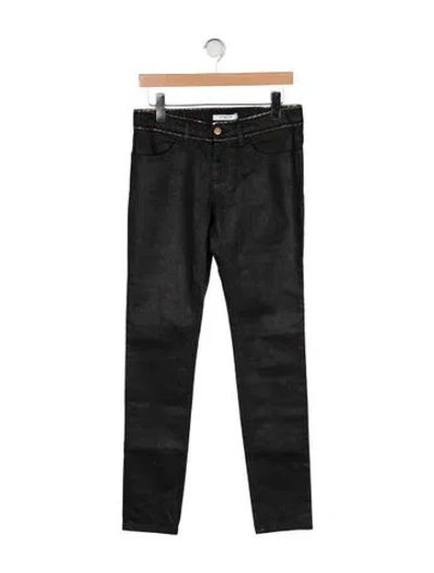 Pre-owned Givenchy Mid-rise Skinny Leg Jeans In Blue