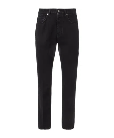 Givenchy Mid-rise Straight Jeans In Black