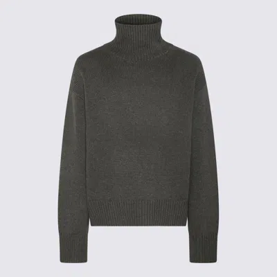 Givenchy Military Cashmere Sweater In Gray
