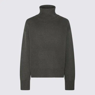 Givenchy Military Cashmere Sweater In Green
