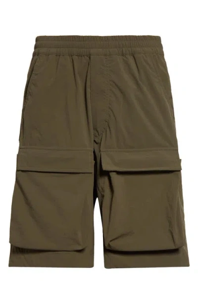 Givenchy Military Spirit Cargo Bermuda Shorts In Khaki