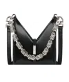 Givenchy Mini 4g Cut-out Crossbody Bag In Black