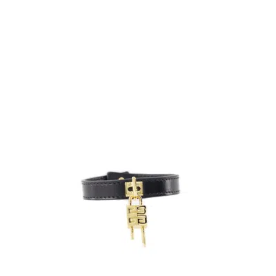 Givenchy Mini 4g Lock Bracelet In Black