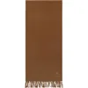 Givenchy Mini 4g Reversible Cashmere Scarf In Brown