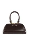 Givenchy Mini Antigona Cube East-west Bag In Box Leather In Brown