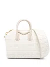 Givenchy Mini Antigona 4g Tote Bag In Neutrals