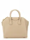 Givenchy Borsa A Mano Antigona Mini In Pelle Sabbia Donna In Nude