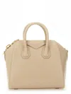 Givenchy Borsa A Mano Antigona Mini In Pelle Sabbia Donna