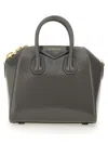 Givenchy Womens Antigona Mini Leather Top-handle Bag Charcoal In Grey
