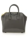 Givenchy Womens Antigona Mini Leather Top-handle Bag Charcoal In Grey