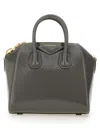 Givenchy Womens Antigona Mini Leather Top-handle Bag Charcoal In Grey