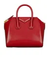 Givenchy Antigona Mini Top-handle Bag In Patent Leather In Red