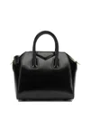 Givenchy Black Antigona Mini Leather Bag In Black