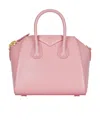 Givenchy Antigona Mini Top-handle Bag In Patent Leather In Pink