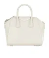 Givenchy Mini Antigona Bag In Box Leather In White