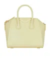 Givenchy Mini Leather Antigona Top-handle Bag In Yellow