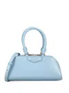 Givenchy Mini Antigona East-west Bag In Box Leather In Blue