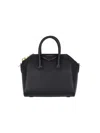 Givenchy Antigona Mini Top Handle Bag In Grained Leather In Black