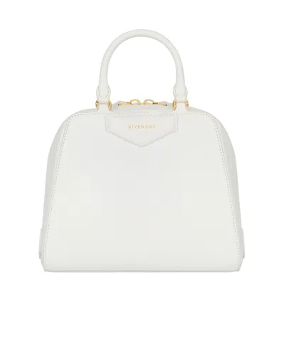 Givenchy Mini Antigona Cube Bag In White