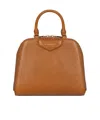 Givenchy Antigona Cube Mini Leather Handbag In Brown