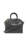 Givenchy Structured Shoulder Bags With Detachable Strap And Top Handles In Grey