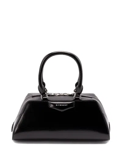 GIVENCHY MINI ANTIGONA EAST-WEST BAG IN BOX LEATHER