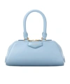 Givenchy Mini Antigona East-west Bag In Box Leather In Blue