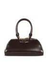Givenchy Antigona Structured Leather Handbag With Metal Hardware In Brown