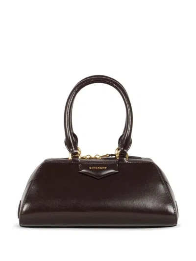 GIVENCHY MINI ANTIGONA EAST-WEST BAG IN BOX LEATHER