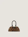 Givenchy Mini Antigona East-west Bag In Leather With Leopard Print