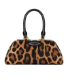 Givenchy Mini Antigona East-west Bag In Leather With Leopard Print In Multi