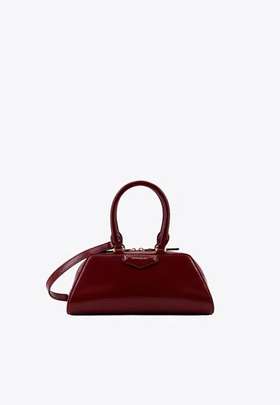 Givenchy Mini Antigona East West Bag In Purple