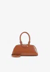 Givenchy Mini Antigona Cube East-west Zip Shoulder Bag In Brown