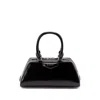 Givenchy Antigona East West Brown Small Handbag With Adjustable And Removable Shoulder Strap And Logo Letteri In Black