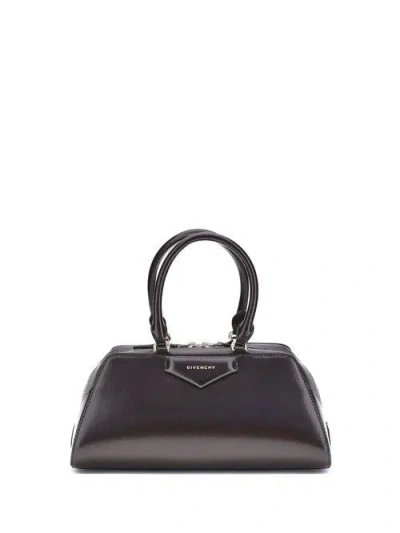 Givenchy Mini Antigona Ew Small Handbag In Brown