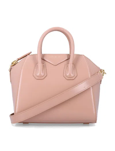 Givenchy Mini Antigona Handbag - Compact Elegance For Everyday Chic In Pink