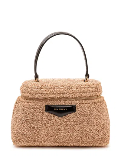 Givenchy Mini Antigona Handbag In Nude